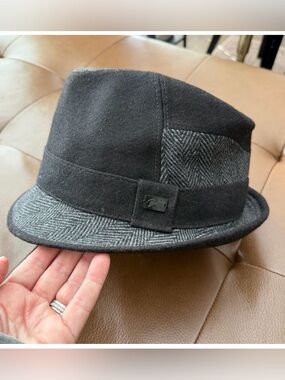 Bailey Of Hollywood Two-Tone Gray Wool Fedora EUC